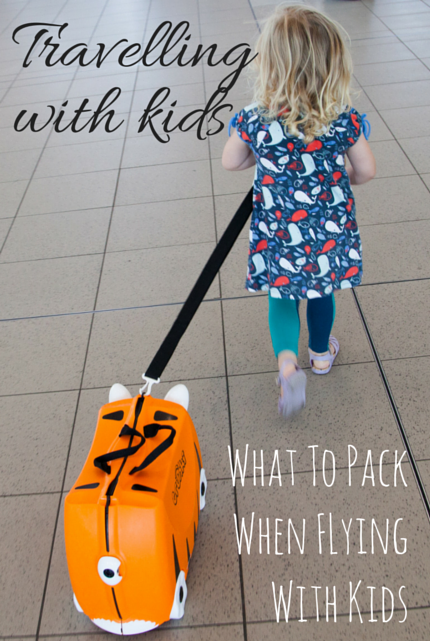 What To Pack When Flying With Kids