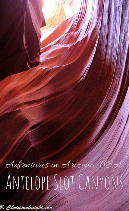 Antelope Slot Canyons via christineknight.me