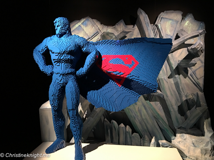 The art of the online brick dc super heroes