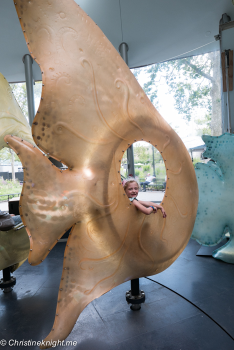 Seaglass Carousel At the Battery Conservancy, New York City via christineknight.me