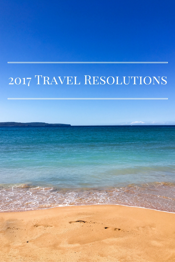2017 Travel Resolutions