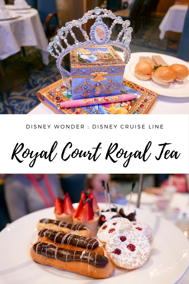 Royal Court Royal Tea, Disney Wonder, Disney Cruise Line