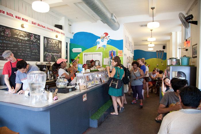 Ample Hills Creamery, kid-friendly places to eat, Prospect Heights, New York, via brunchwithmybaby.com