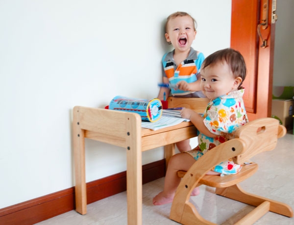 Infant desk shop and chair