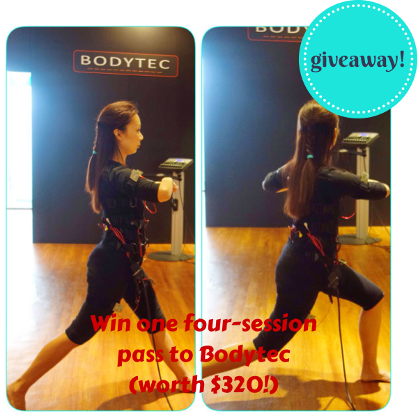 GIVEAWAY: One four-session pass to Bodytec (worth $320!)