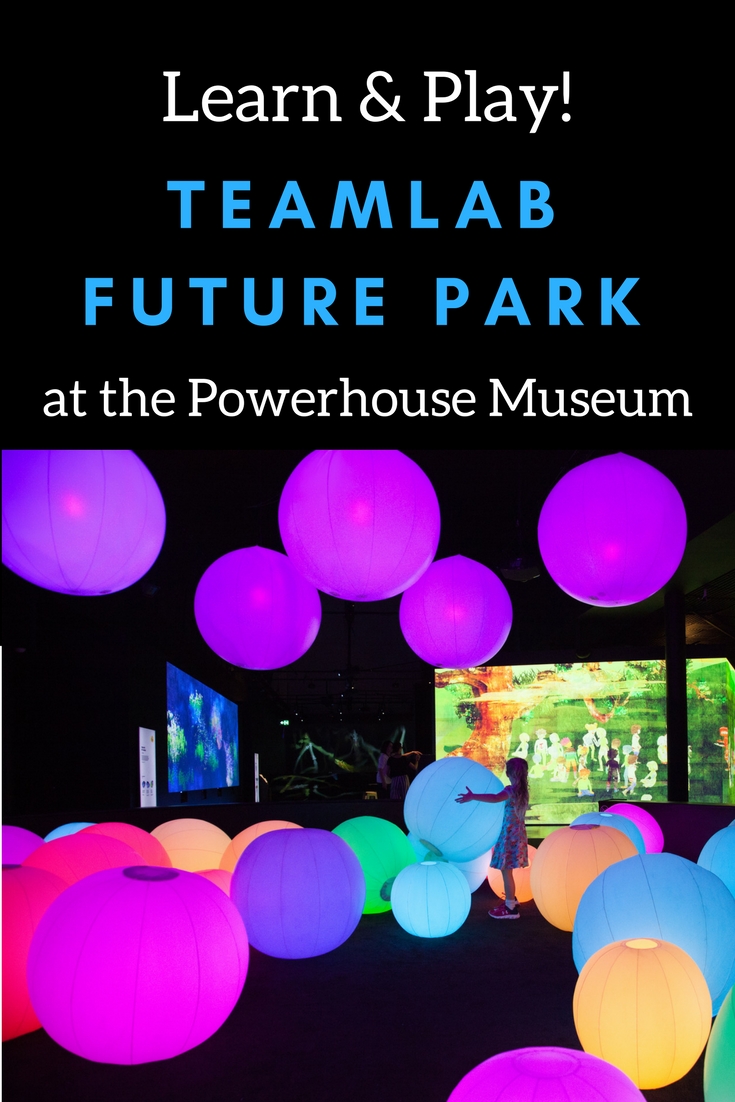 teamLab FUTURE PARK at the Powerhouse Museum #Sydney Australia