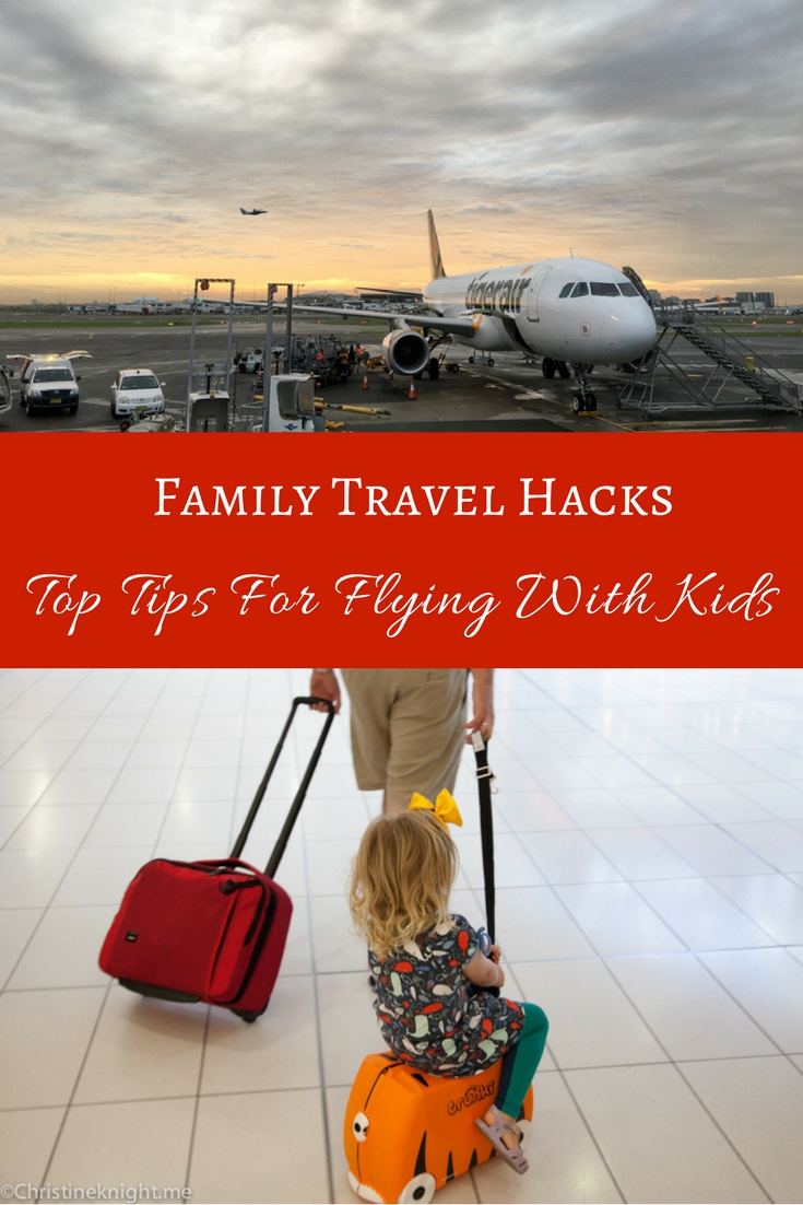 Top Tips For Flying With Kids #flyingwithkids #familytravel via christineknight.me