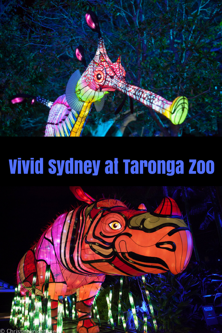 Vivid Sydney at Taronga Zoo, Sydney, Australia