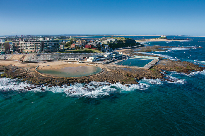 Newcastle Ocean Baths, Newcastle.