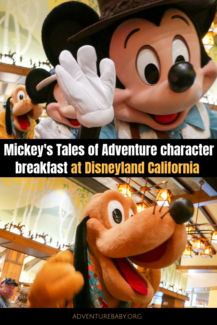 Mickey’s Tales of Adventure Breakfast Buffet at Storytellers Cafe, Disneyland’s Grand Californian