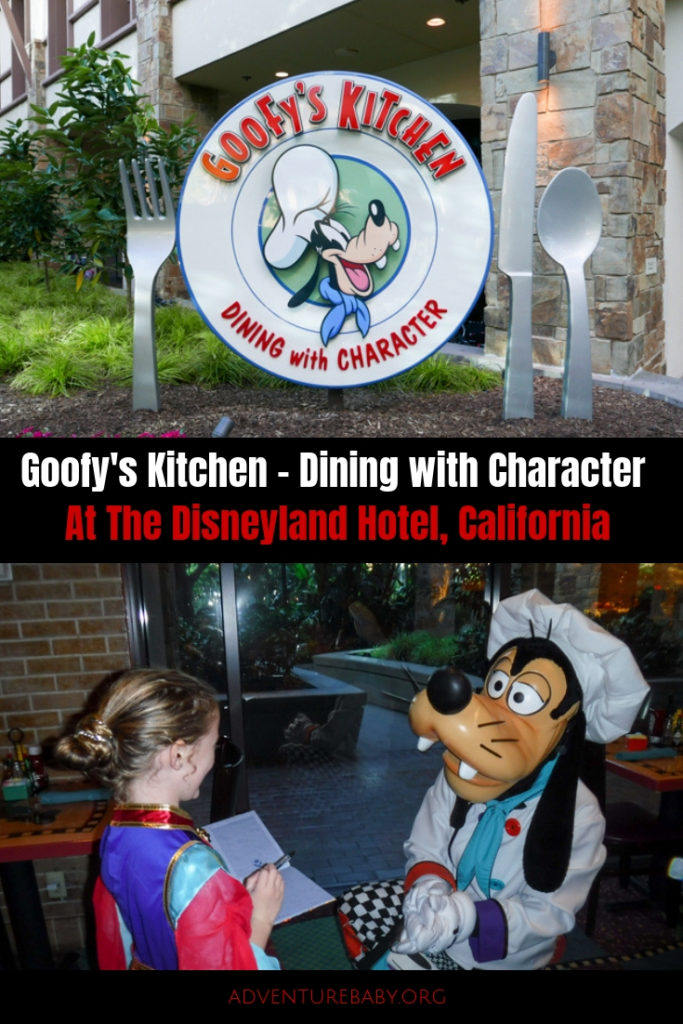 Goofy's Kitchen Disneyland Hotel - Adventure, baby!
