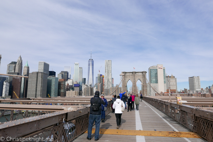 Walking Across The Brooklyn Bridge