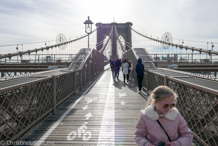 Walking Across The Brooklyn Bridge