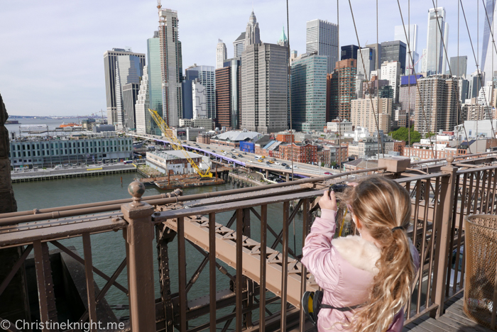 Walking Across The Brooklyn Bridge