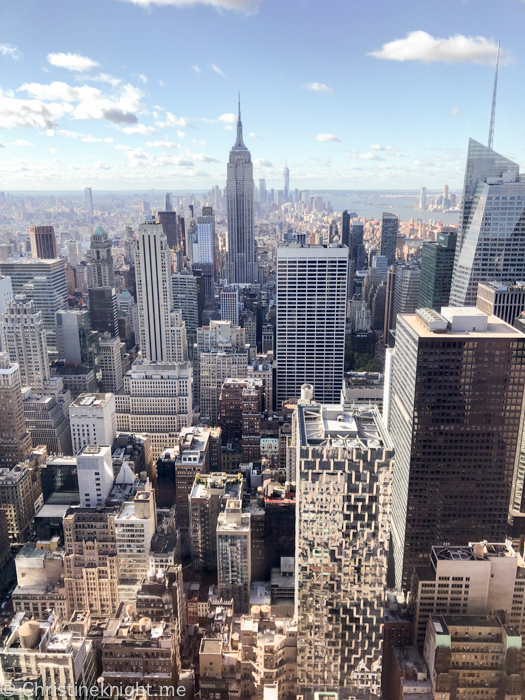 Top of the Rock at the Rockefeller Center, New York