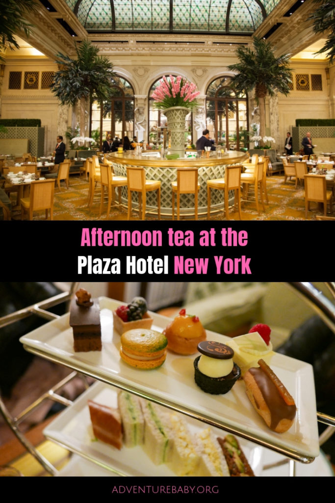 Afternoon Tea at the Plaza Hotel, New York Adventure, baby!
