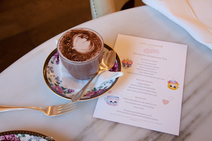 Shopkins Afternoon Tea at The Langham Hotel Sydney, Australia