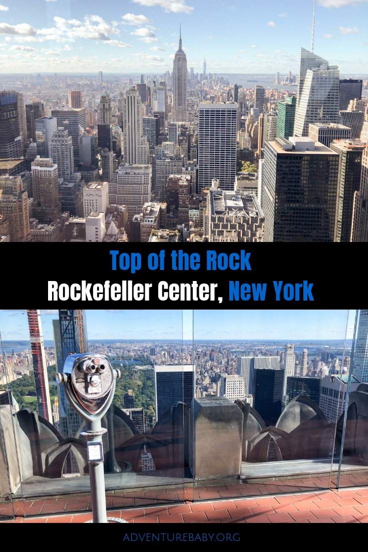 Top of the Rock at the Rockefeller Center, New York