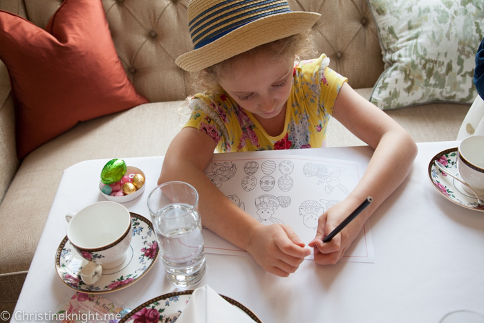 "The Tale of Mr Rabbit" Easter Afternoon Tea at the Langham, Sydney