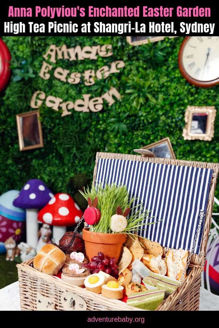 Anna Polyviou's Enchanted Easter Garden High Tea Picnic at Shangri-La Hotel, Sydney