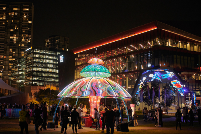 Vivid Sydney Tumbalong Park