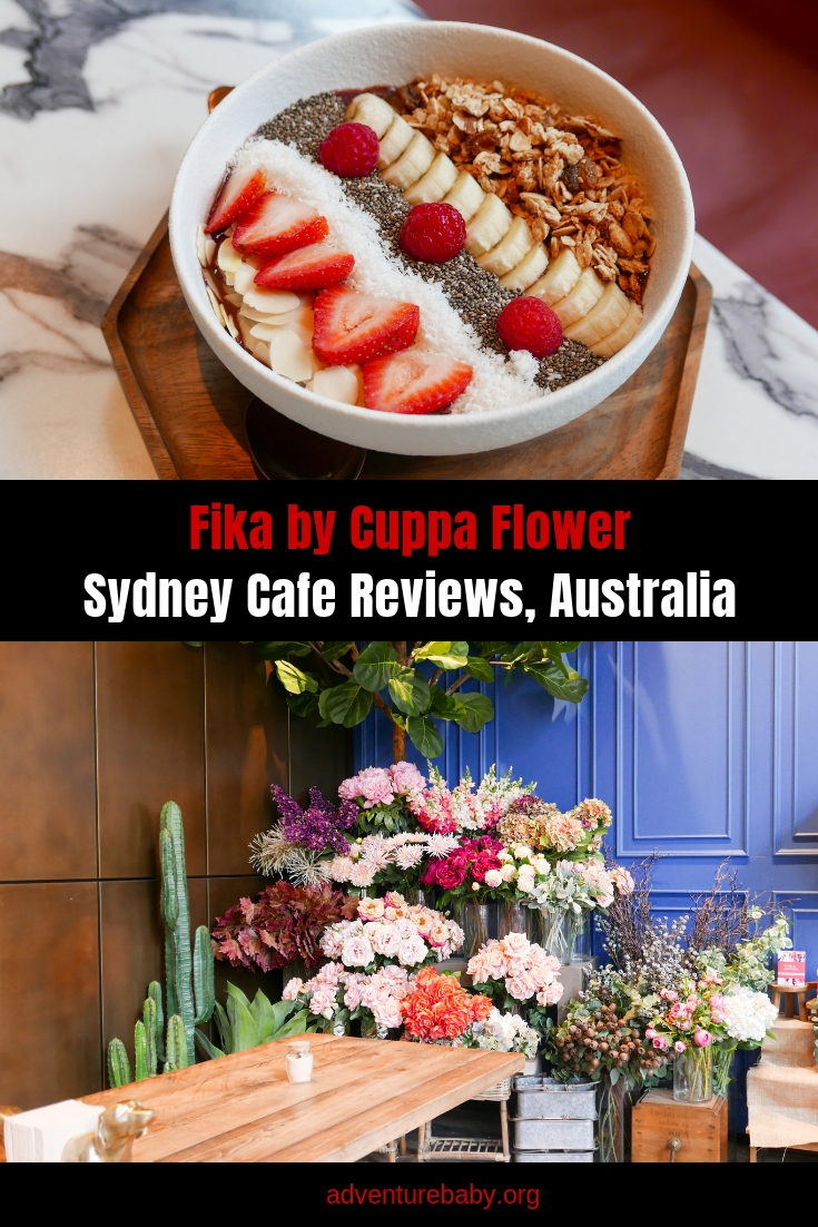 Fika by Cuppa Flower, Sydney Cafes, Australia