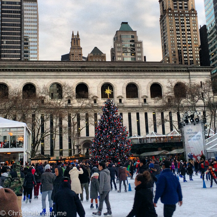 Bryant Park Ice Skating Rink New York