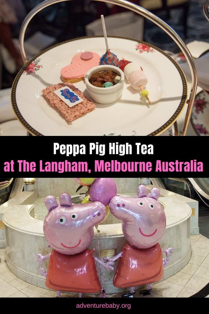 Peppa Pig High Tea at The Langham, Melbourne