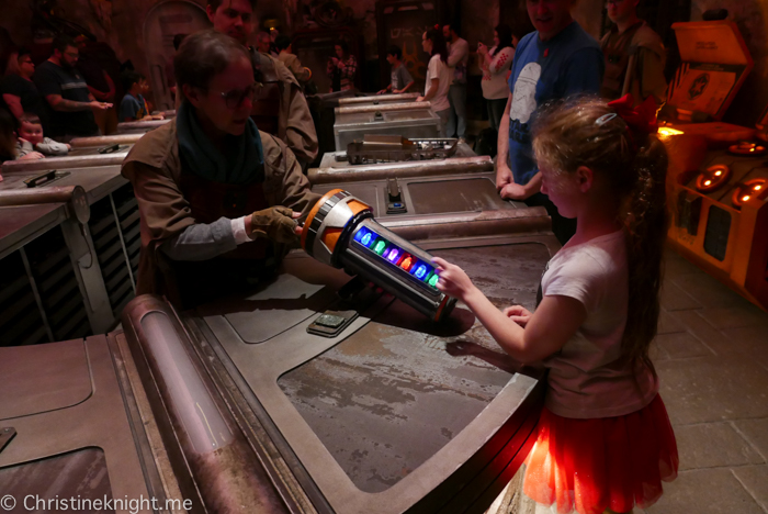 Savi's Workshop Lightsabers, Galaxy's Edge, Disneyland California