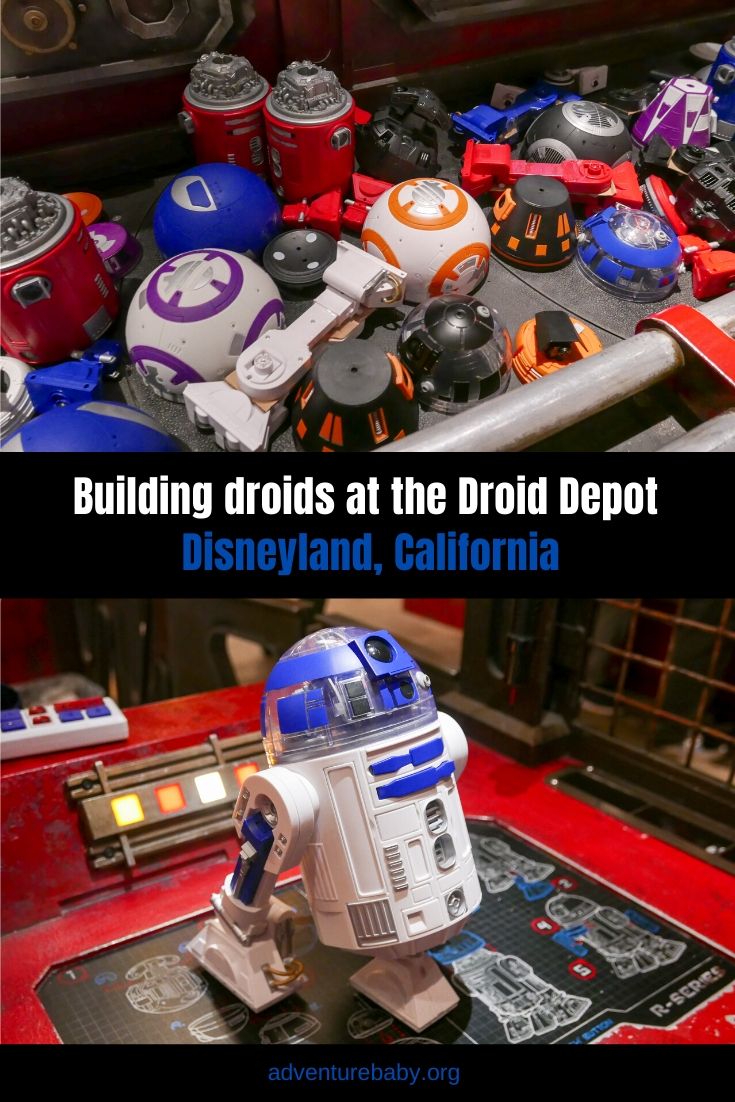 Building Droids at the Droid Depot, Disneyland California