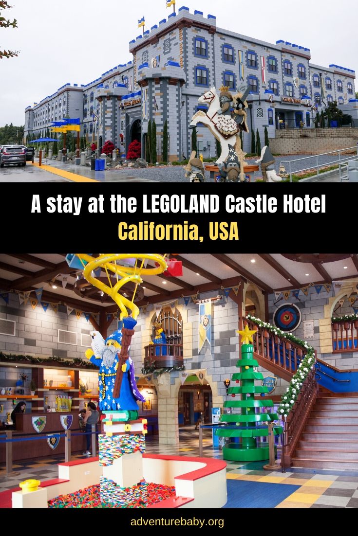 A stay at the LEGOLAND Castle Hotel, California