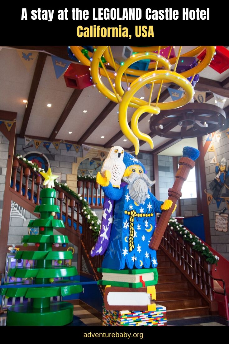 A stay at the LEGOLAND Castle Hotel, California