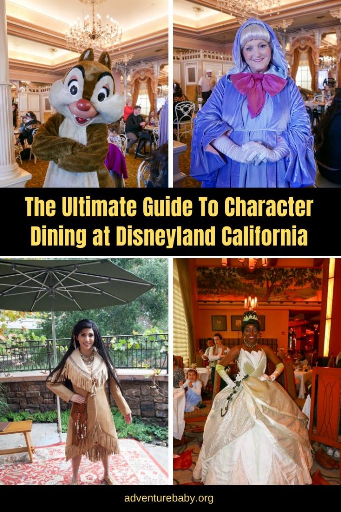 The Ultimate Disneyland Character Dining Guide - Adventure, baby!