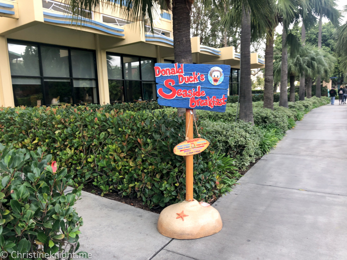 Donald's Seaside Breakfast, Disneyland California