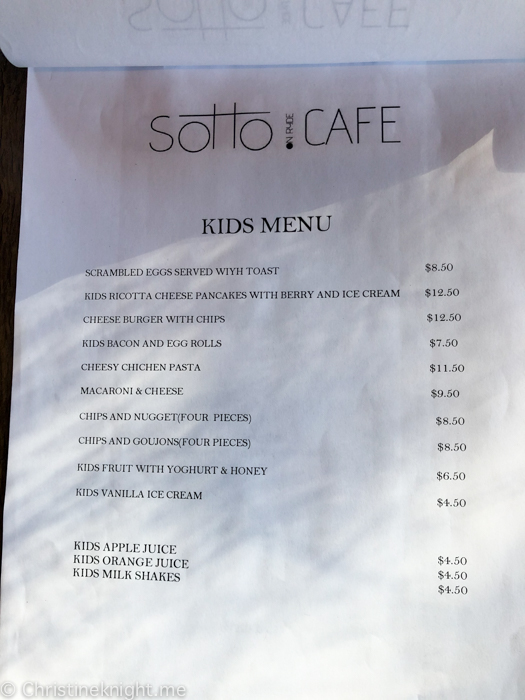 Sotto on Ryde Cafe, Ryde Park, Sydney