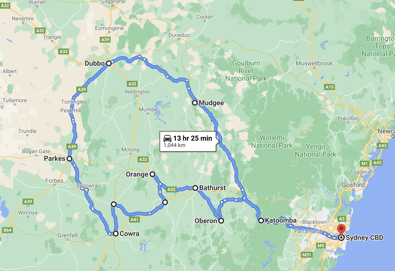 Central West Nsw Map Central West Nsw Road Trip: Your Complete Itinerary - Adventure, Baby!