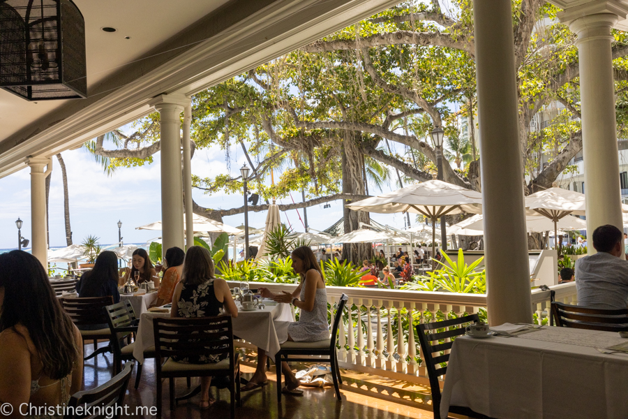 High Tea at the Moana Surfrider, Waikiki Hotel, Hawaii