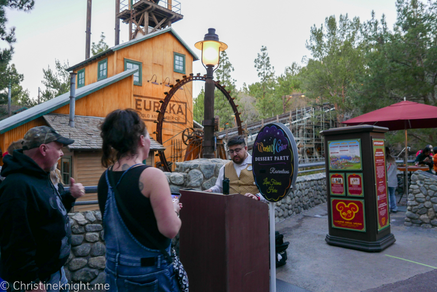 World of Color Dessert Party Disney California Adventure Park