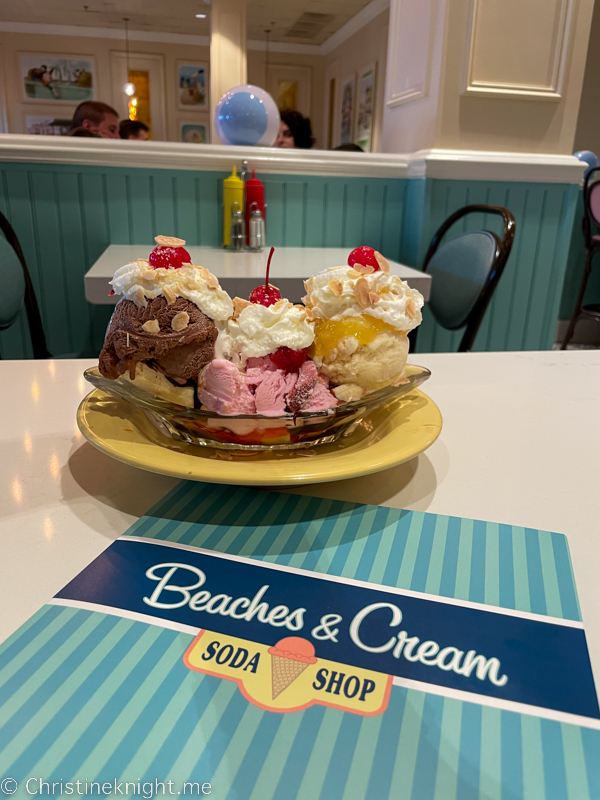 Trying $36 Sundae at Beaches & Cream Ice Cream Shop in Disney World